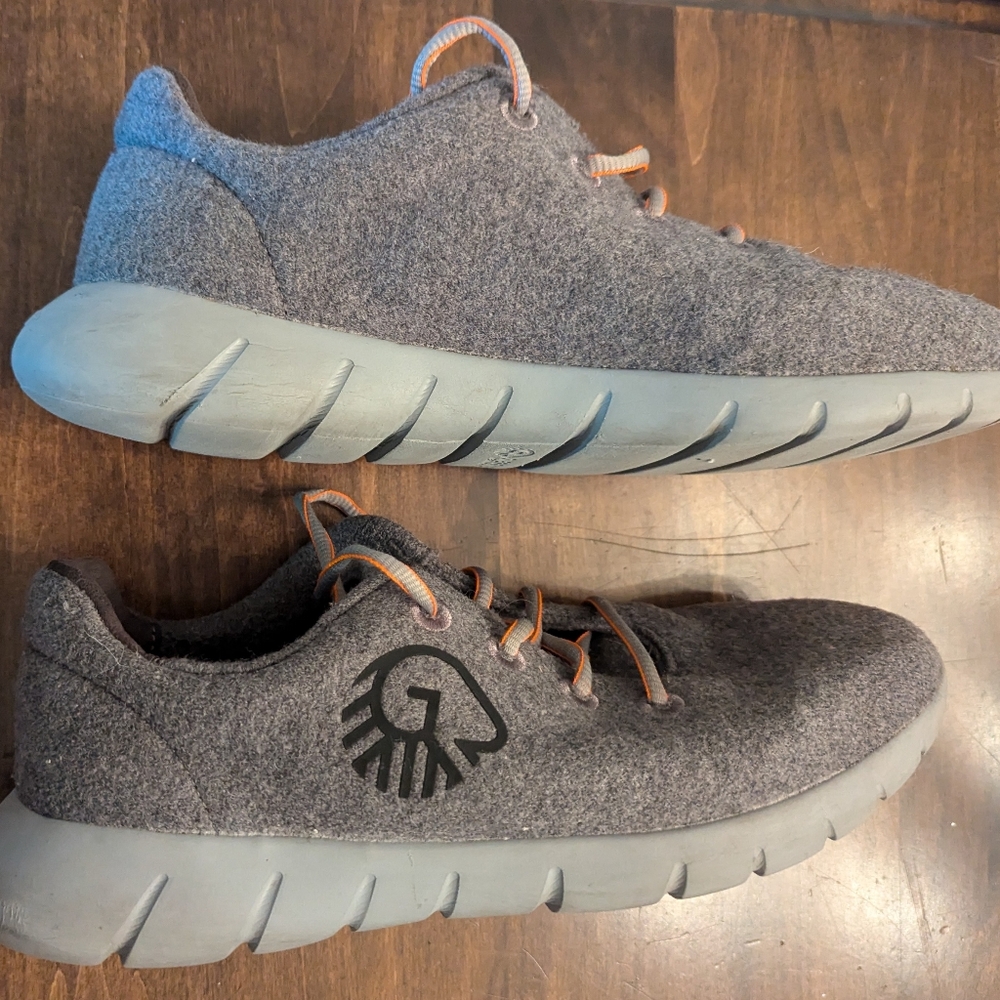 GIESSWEIN - Merino Wool Runners - Sneaker Gray - Men's Size 42 US 9.5
